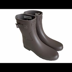 Hunter Rain-boots Eggplant Color 10
